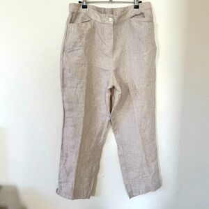 Chico’s Linen Pants Size 2R